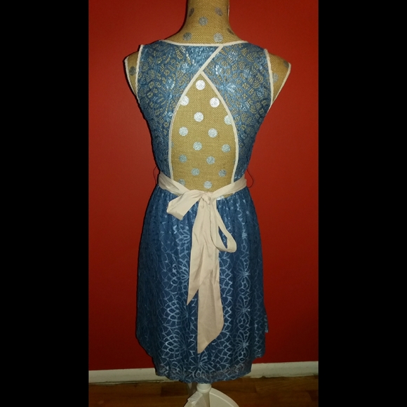 A'reve Lace Knee Length Dress - Picture 3 of 9